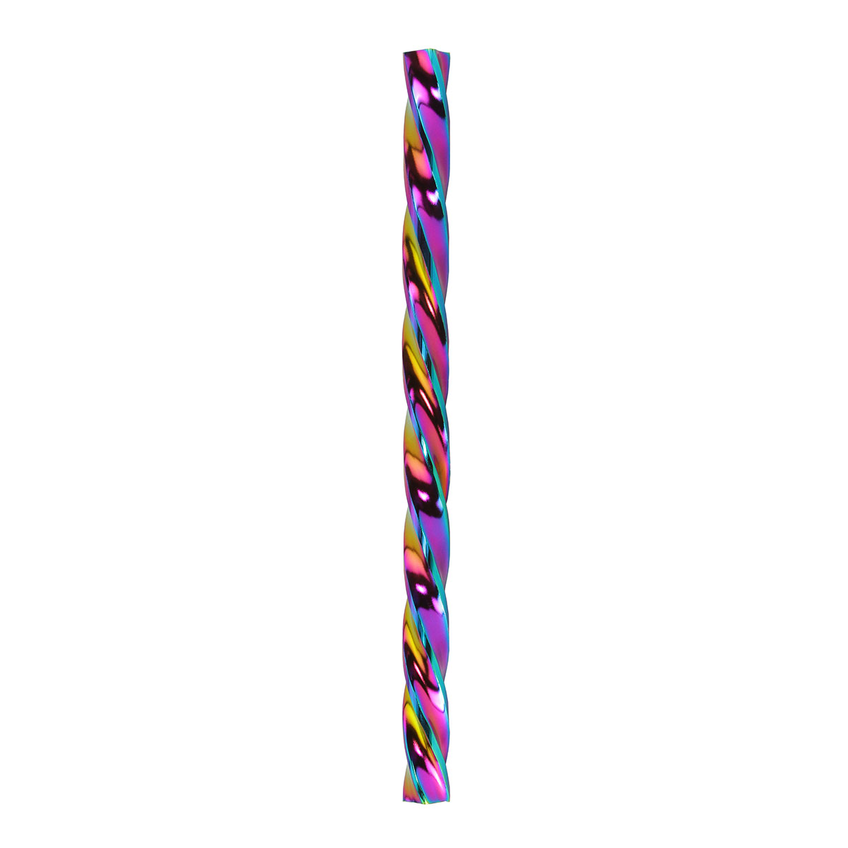 Steel Twisted Seatpost Pilar 22.2 x 350mm Oil Slick.